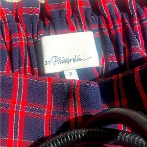 3.1 Phillip Lim Gingham skirt pants